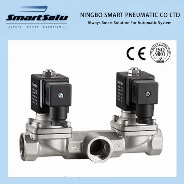 Двухтозговая трехтявленная Solenoid Valve большого диаметра